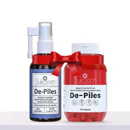 De-Piles Capsule+Oil | For Hemorrhoids & Anorectal Issues